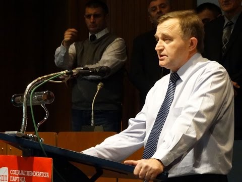 Pero Šunka govor na izbornoj konferenciji SDPS u Subotici