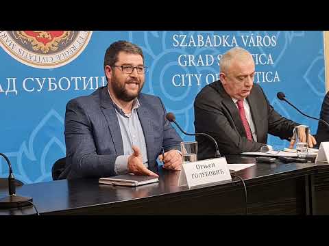 Ognjen Golubović obraćanje na press konferenciji