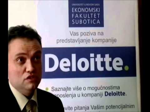 Marton Sakal o saradnji fakulteta sa Deloitte