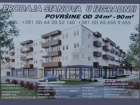 Ponuda stanova u izgradnji