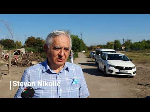 Stevan Nikolić  Akciji čišćenja u naselju Halas